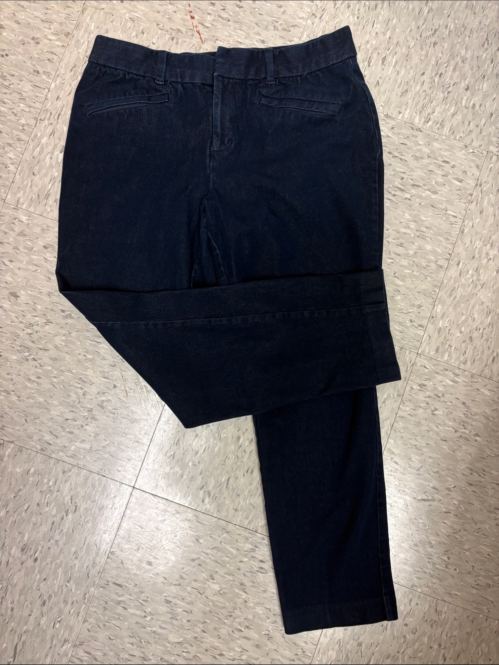 Women's Dark Blue Stretch Ankle Jeans